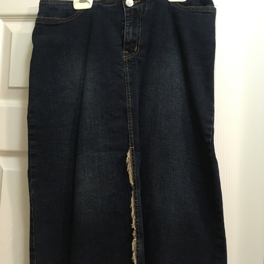 Charolette Russe Skirt Denim   Size 5 Vintage